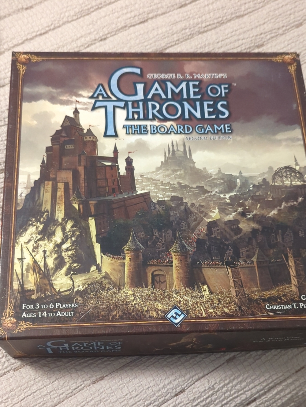 A Game of Thrones: The Board Game (Second Edition) - Brown/Beige